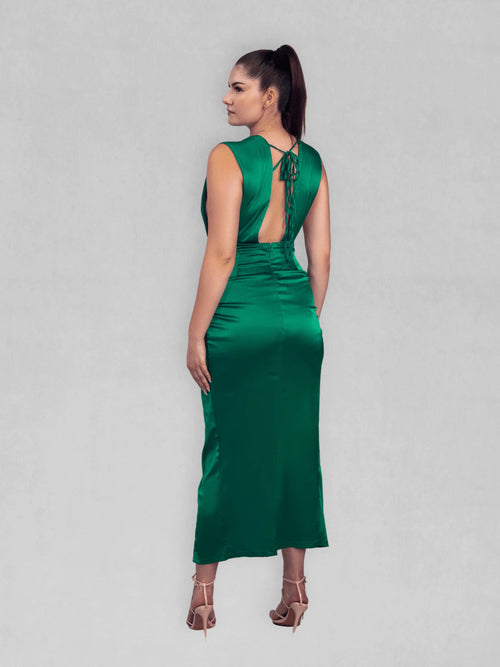 Rita green dress - Storah Fashionwear