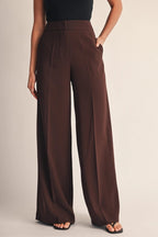 Tailored Wide Leg Pants - Storah Fashionwear