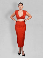 Two Piece Skirt Set - Storah Fashionwear