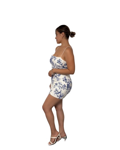 MIKONOS FLORAL DRESS