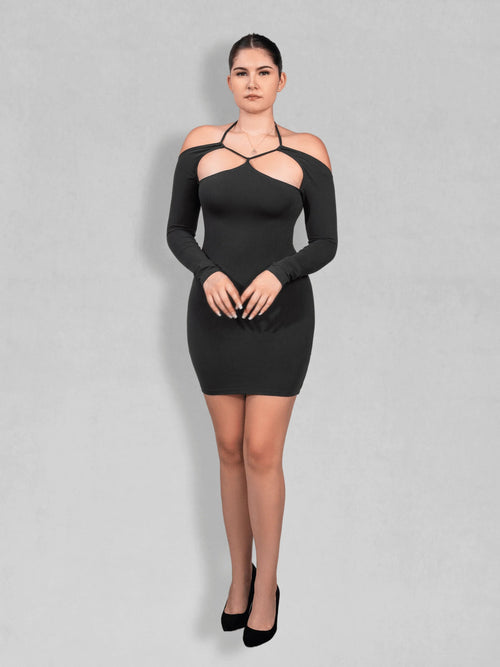 Charcoal dress - Storah Fashionwear