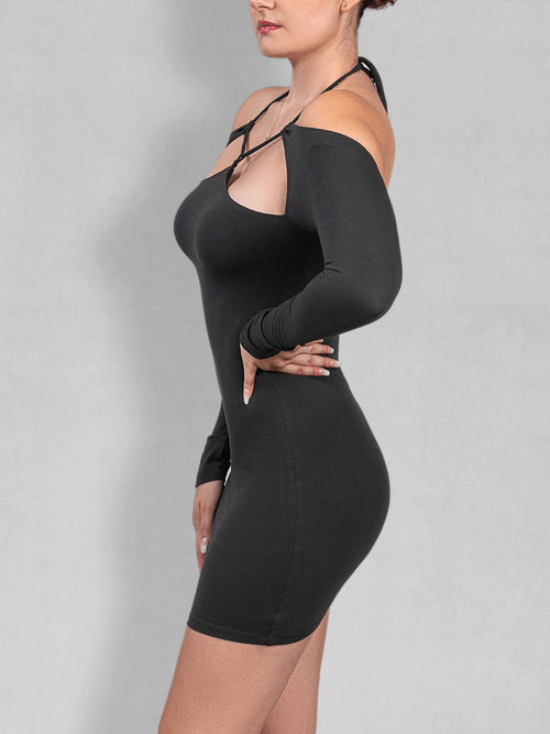 Charcoal dress - Storah Fashionwear