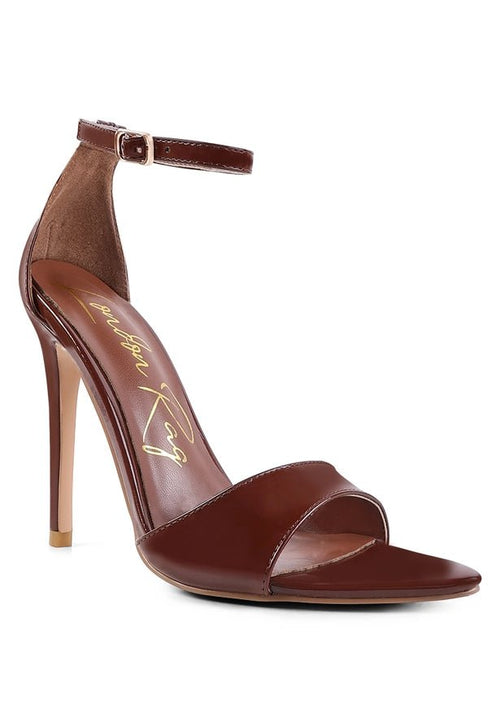 Mocca Strap Heels - Storah Fashionwear