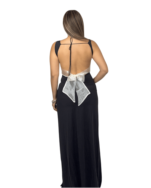 Nara Open Back Bow Maxi Dress - Storah Fashionwear