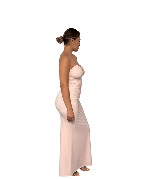 ROSE CUTOUT MAXI DRESS - Storah Fashionwear
