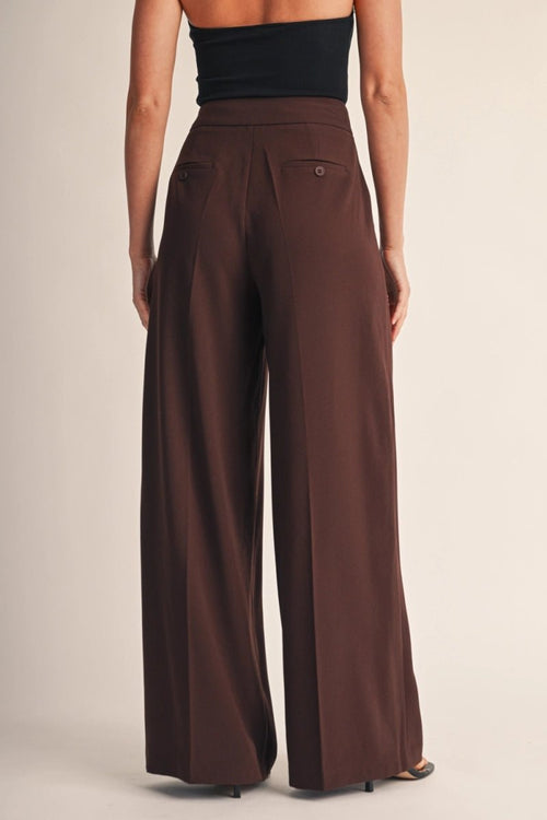 Tailored Wide Leg Pants - Storah Fashionwear